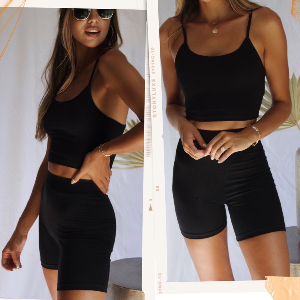Sporty Spice Biker Short Set